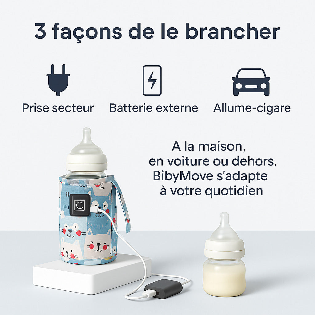 Chauffe-biberon nomade