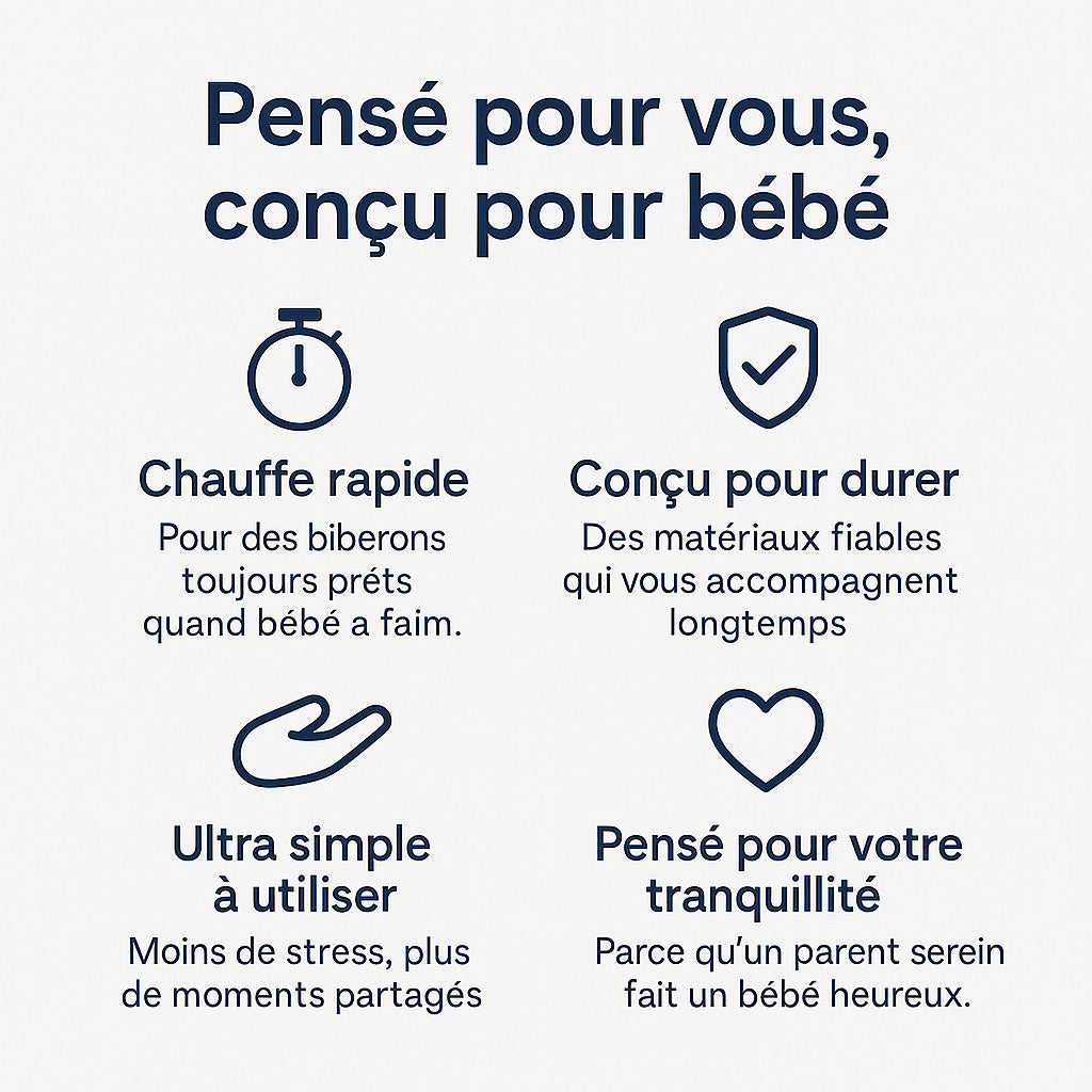 Chauffe-biberon nomade